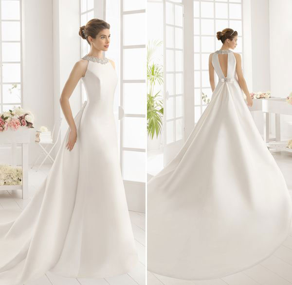 váy cưới thiết kế tối giản mẫu váy cưới đẹp nhất 2020