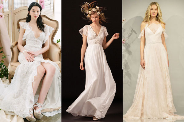 váy cưới kiểu cánh tiên mẫu váy cưới đẹp nhất 2020