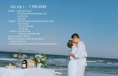 Bảng giá chụp ảnh cưới tại Smiley villa