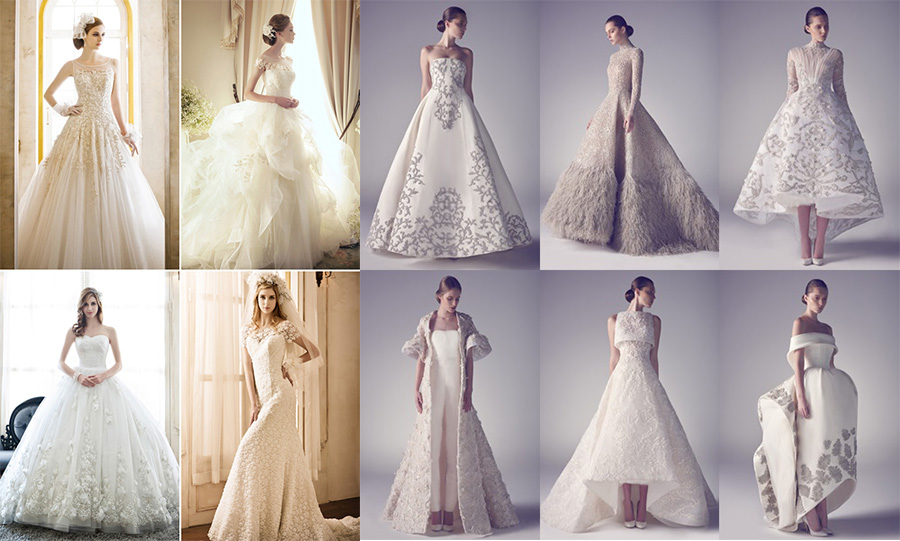 7 bộ váy cưới đẹp như ngôn tình của Sao năm 2015
