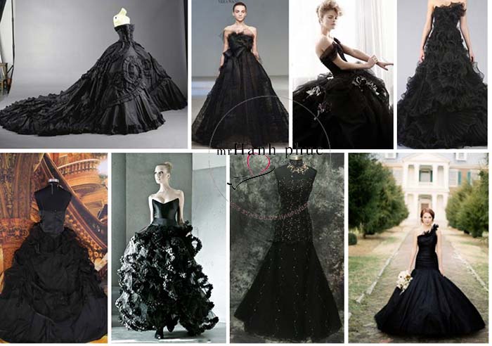 Váy cưới màu đen phong cách Tóc Tiên - Ngôi sao