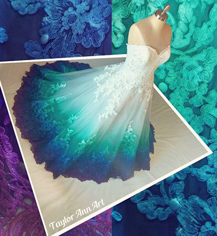 Váy cưới màu xanh lá cây tuyệt đẹp – Tu Linh Boutique